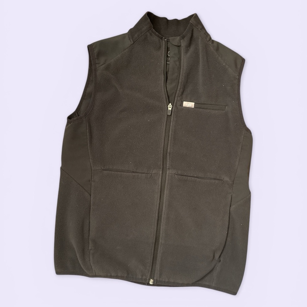 FIGS | Charcoal On-Shift Fleece Vest